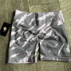 Darc Sport Gray and Pink Women's Shorts